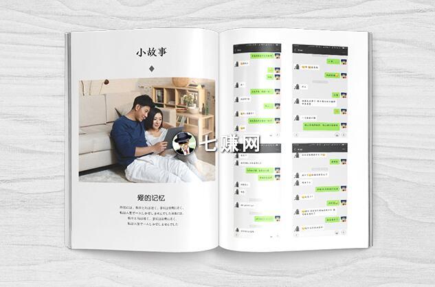 “微信聊天记录”怎么赚钱?情侣聊天相册!