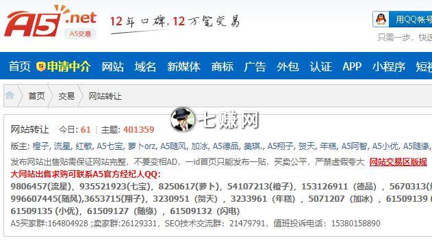 A5交易怎么卖网站赚钱？SEO网站变现利器！