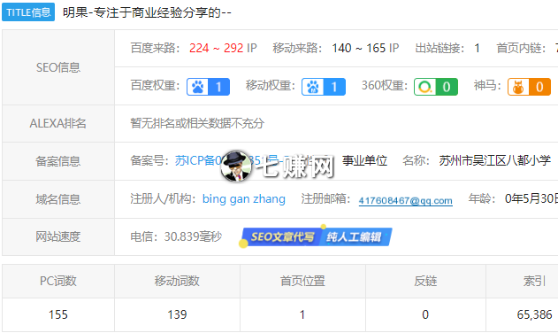 明果博客(关注网站创业的博客)