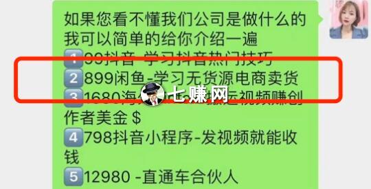抖音微商怎么暴富？付费项目招代理培训赚钱!