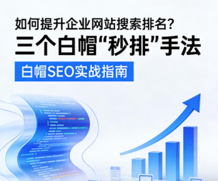企业网站SEO排名优化:三个百度“白帽秒排”手法 企业网站SEO排名优化:三个百度“白帽秒排”手法